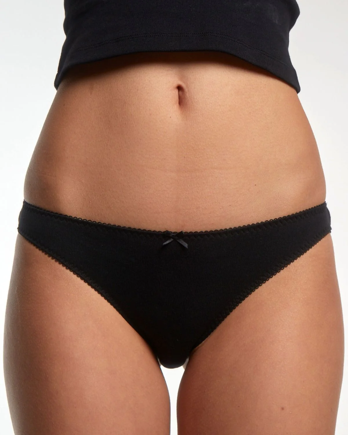 The Brief 3-Pack: Cotton Jersey Brown, Baby Pink, Black - Image 5