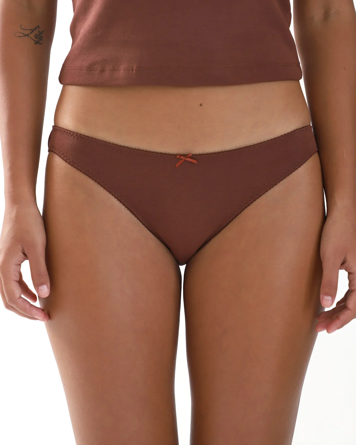 The Brief: Cotton Jersey Brown - Image 3