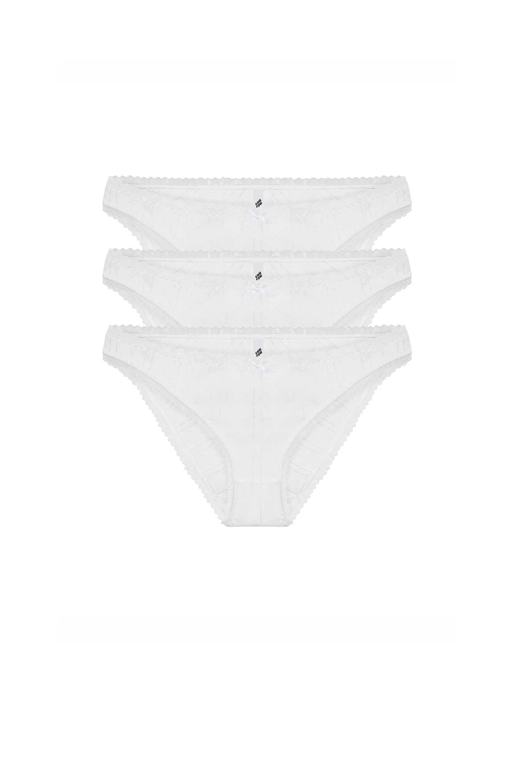 The Low Rise: 3-Pack White - Image 2