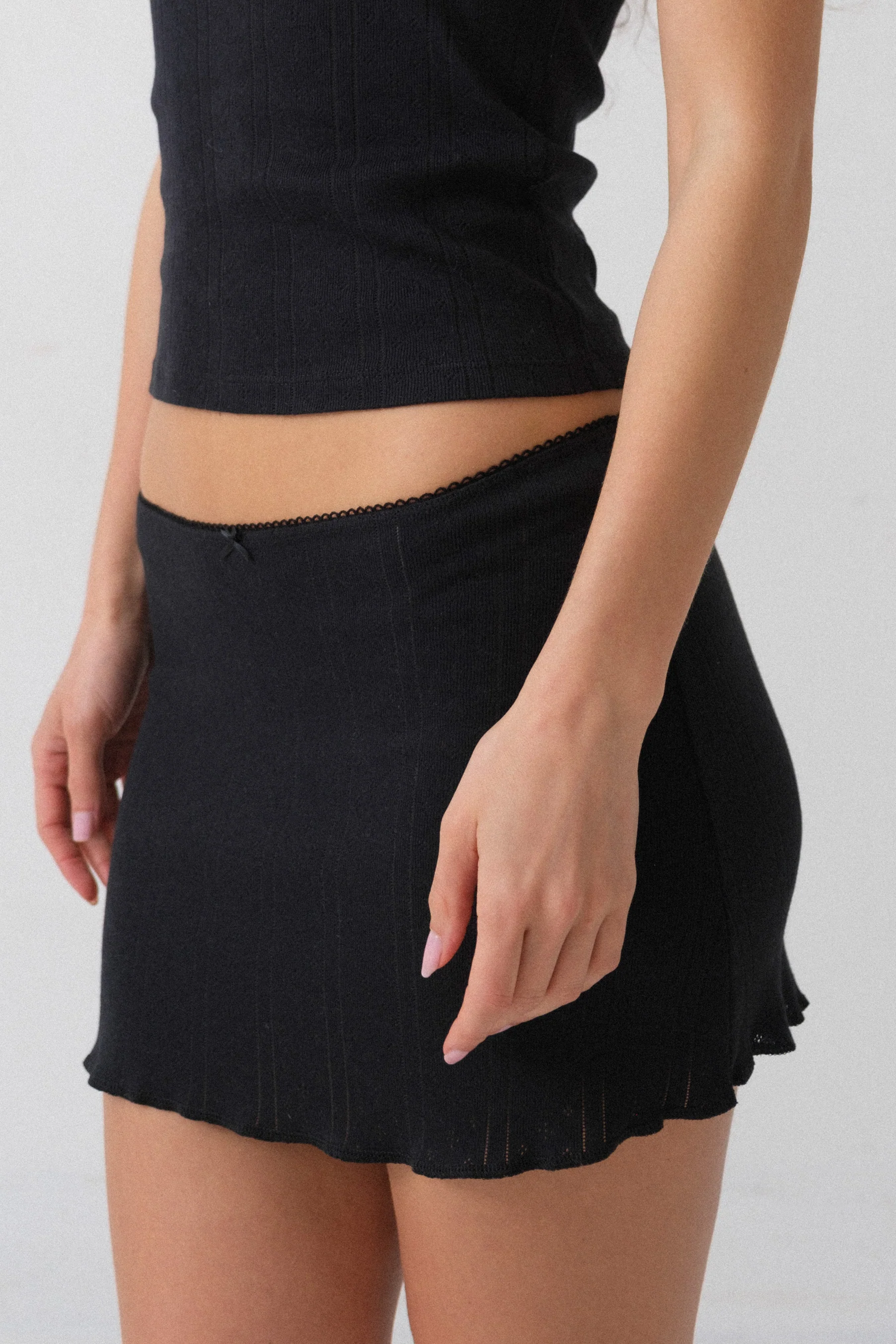 The Mini Skirt Black - Image 4
