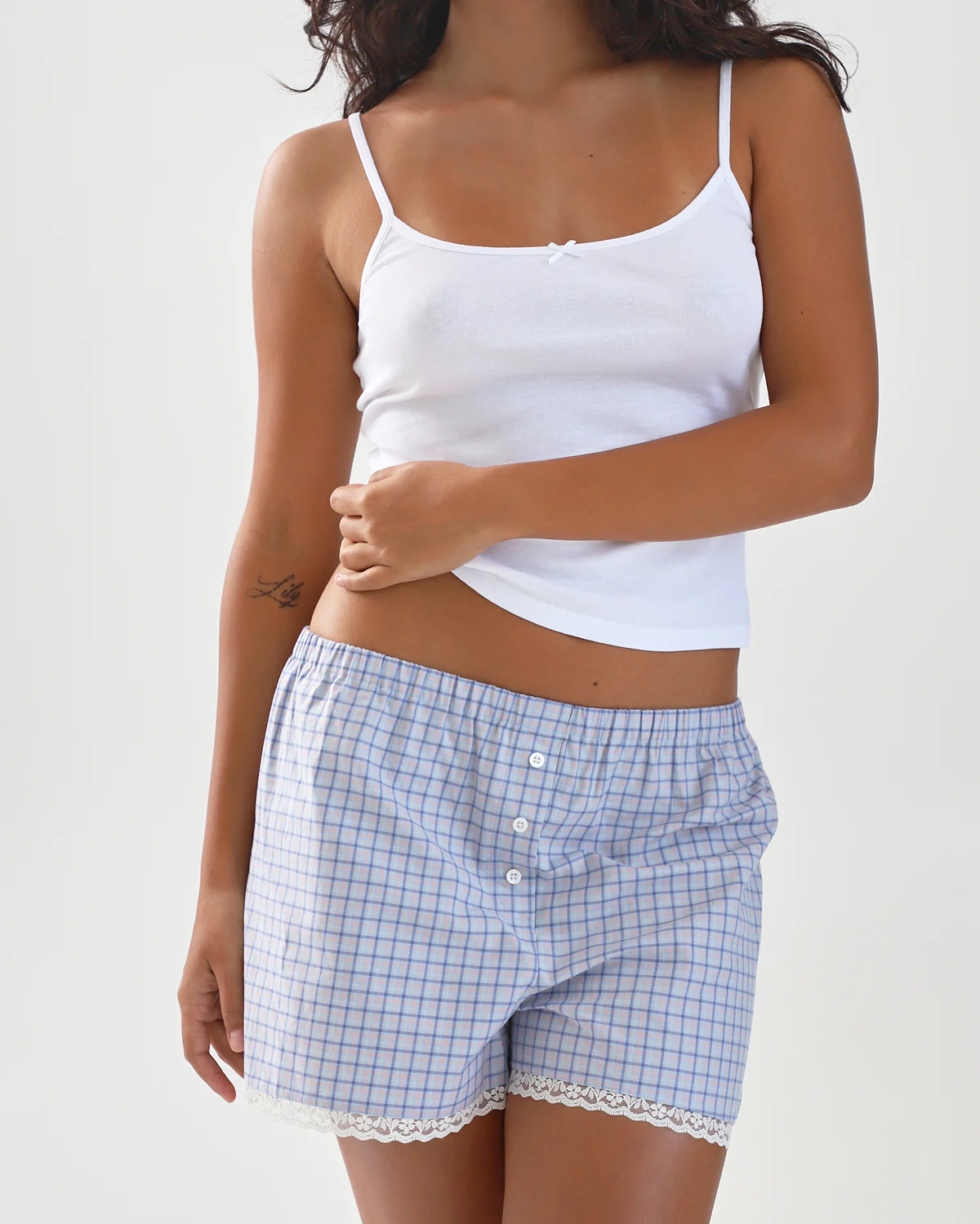 The Boxer 2-Pack: French Poplin White & Blue Check - Image 5