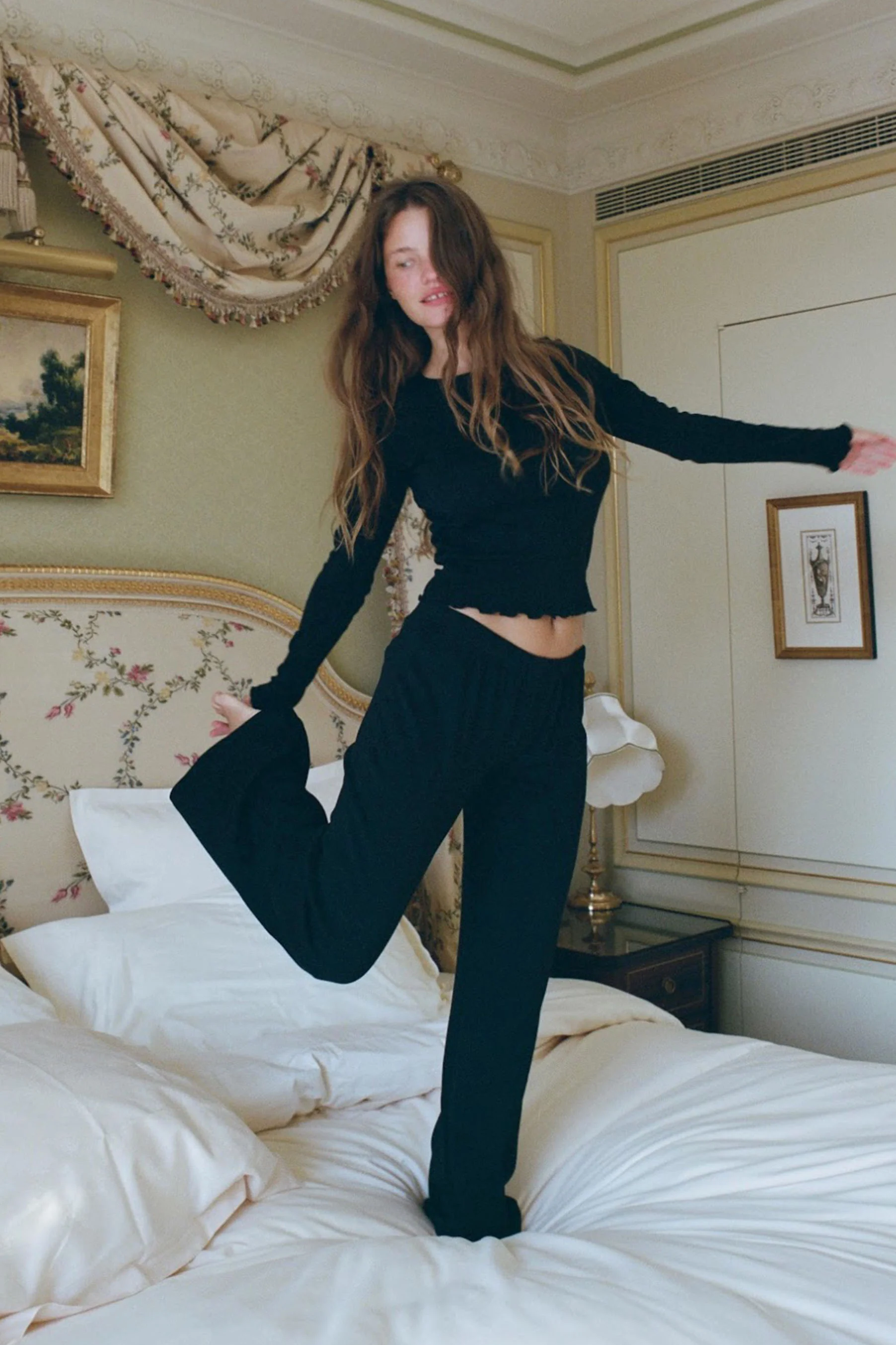 The Pant: Cotton Jersey Black - Image 3