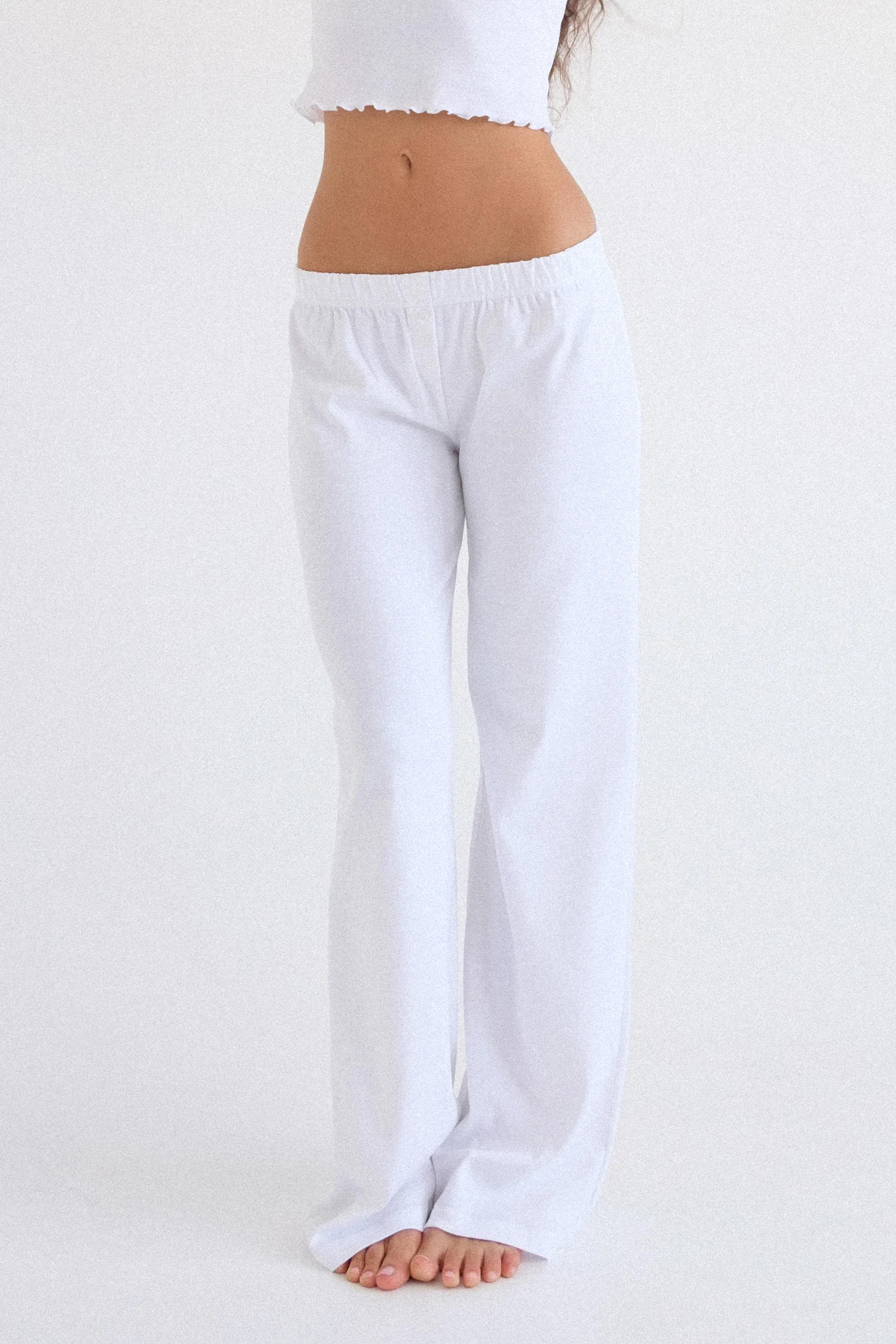 The Pant: Cotton Jersey White - Image 4