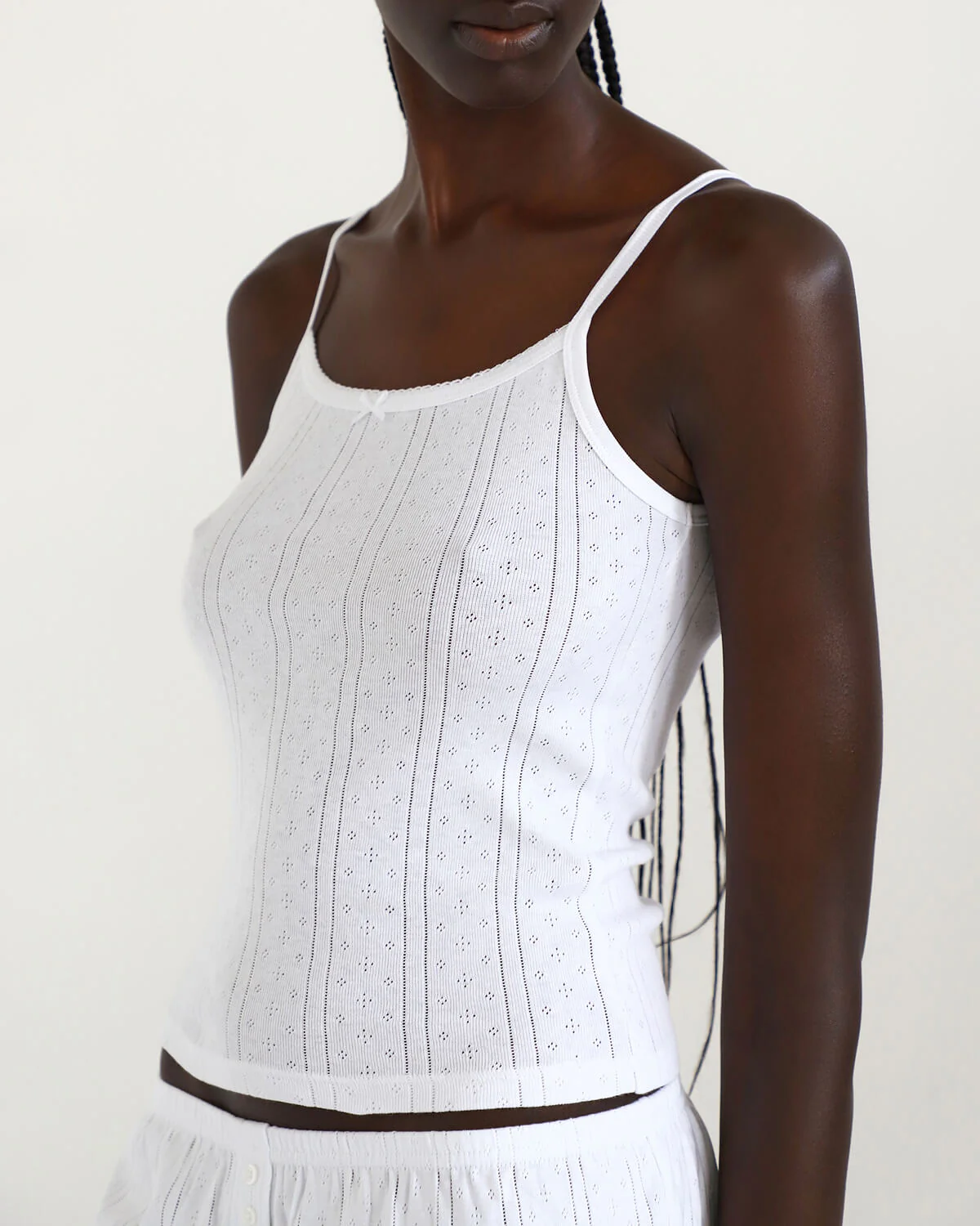 The Picot Tank Regular White - Image 4