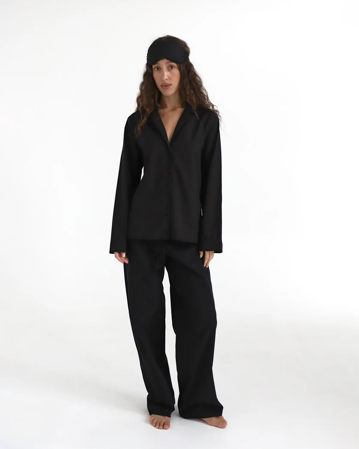 The Sleep Mask: Cotton Voile Black - Image 4