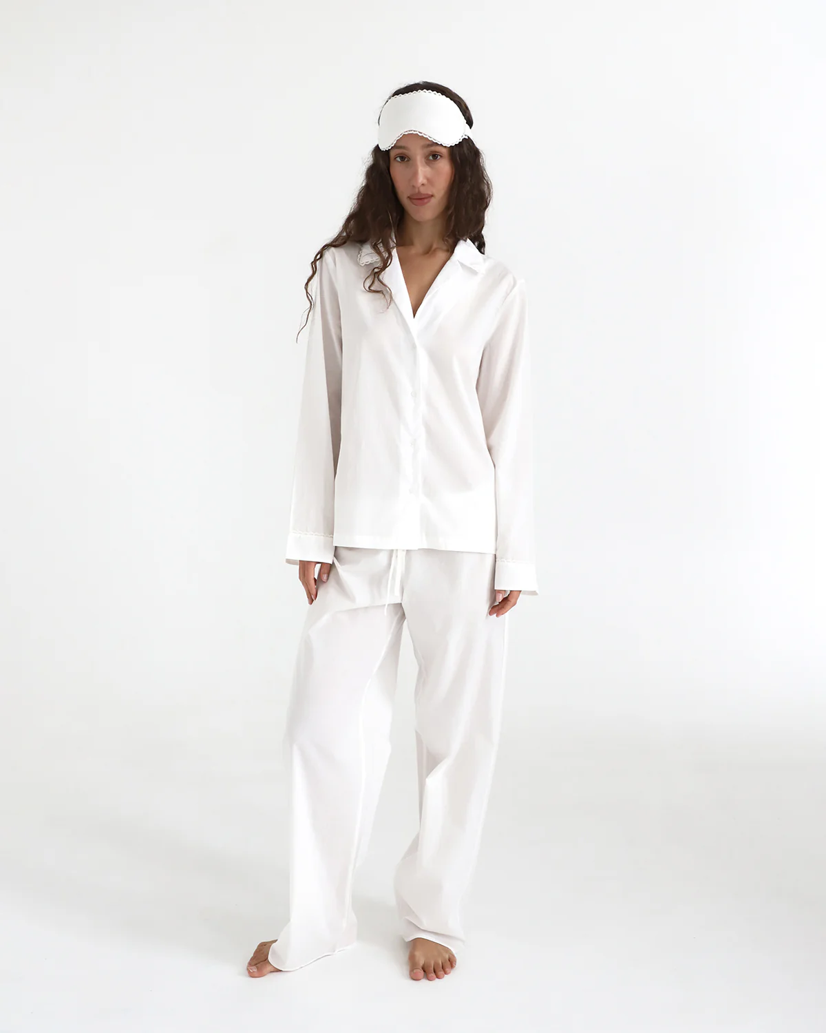 The Sleep Mask: Cotton Voile White - Image 3