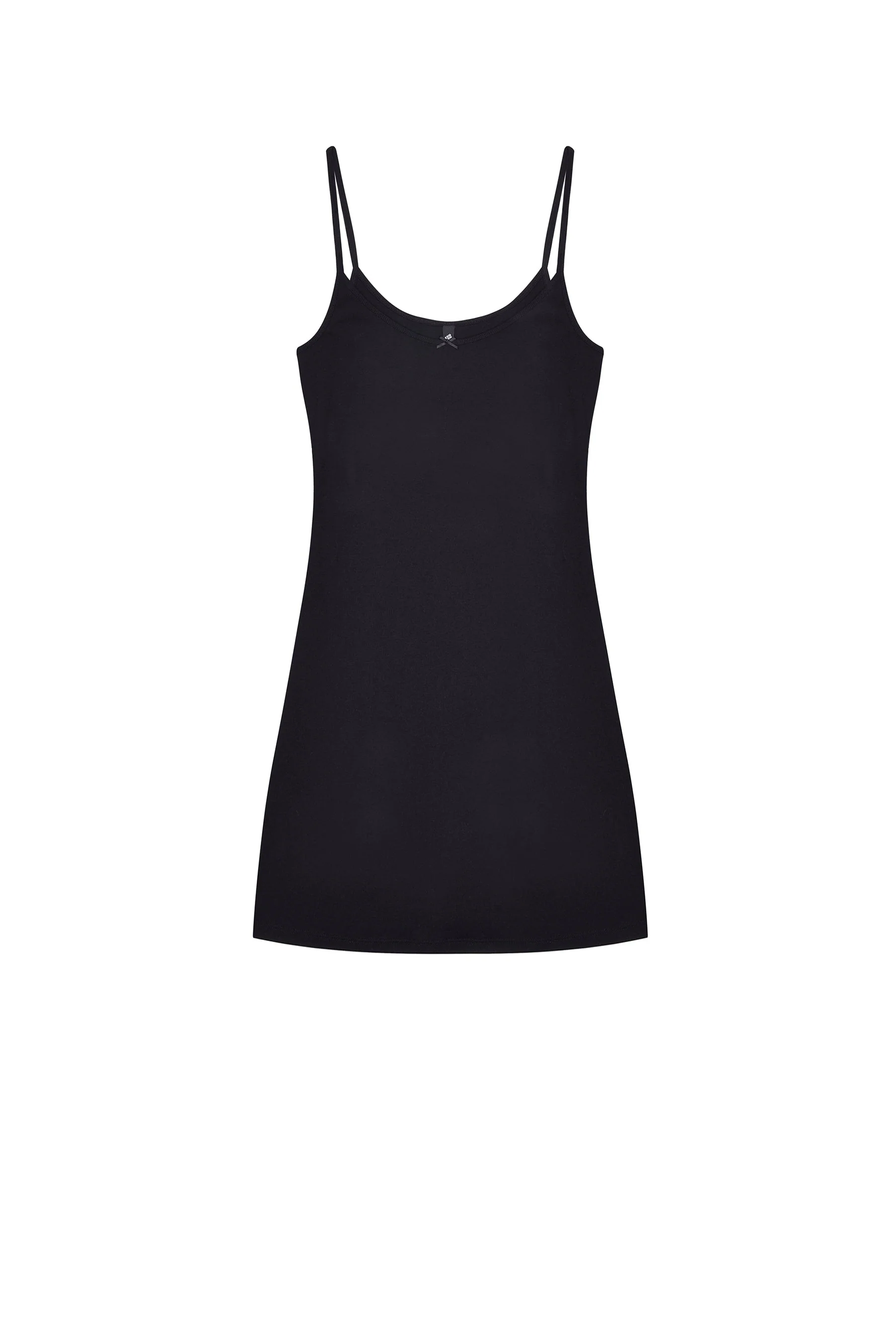 The Tank Dress: Cotton Jersey Black - Image 2