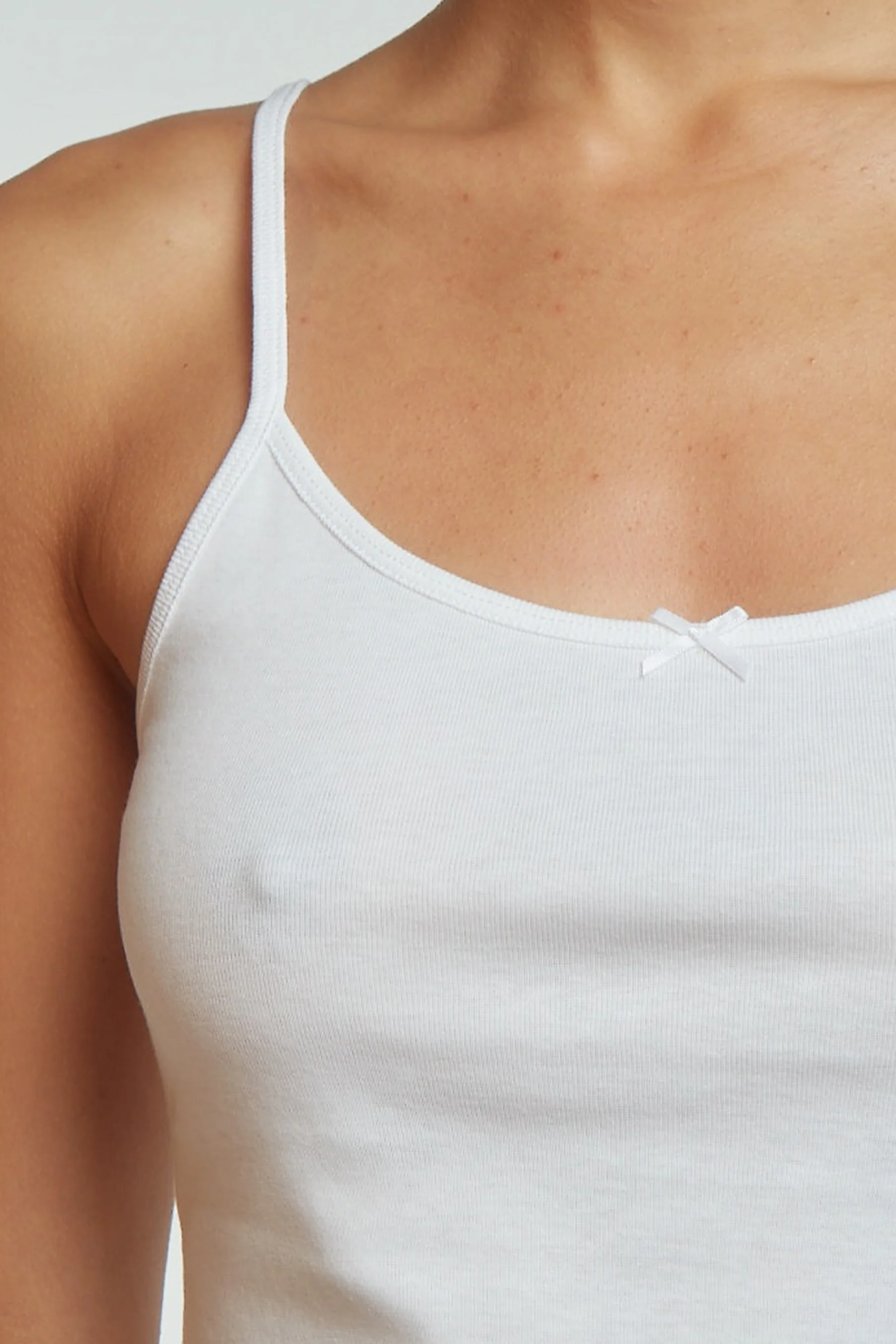 The Tank Dress: Cotton Jersey White - Image 6
