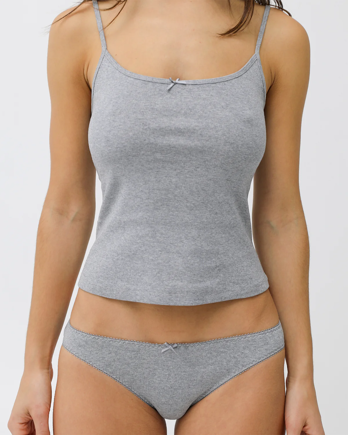 The Tank 2-Pack: Cotton Jersey Baby Pink & Grey - Image 4