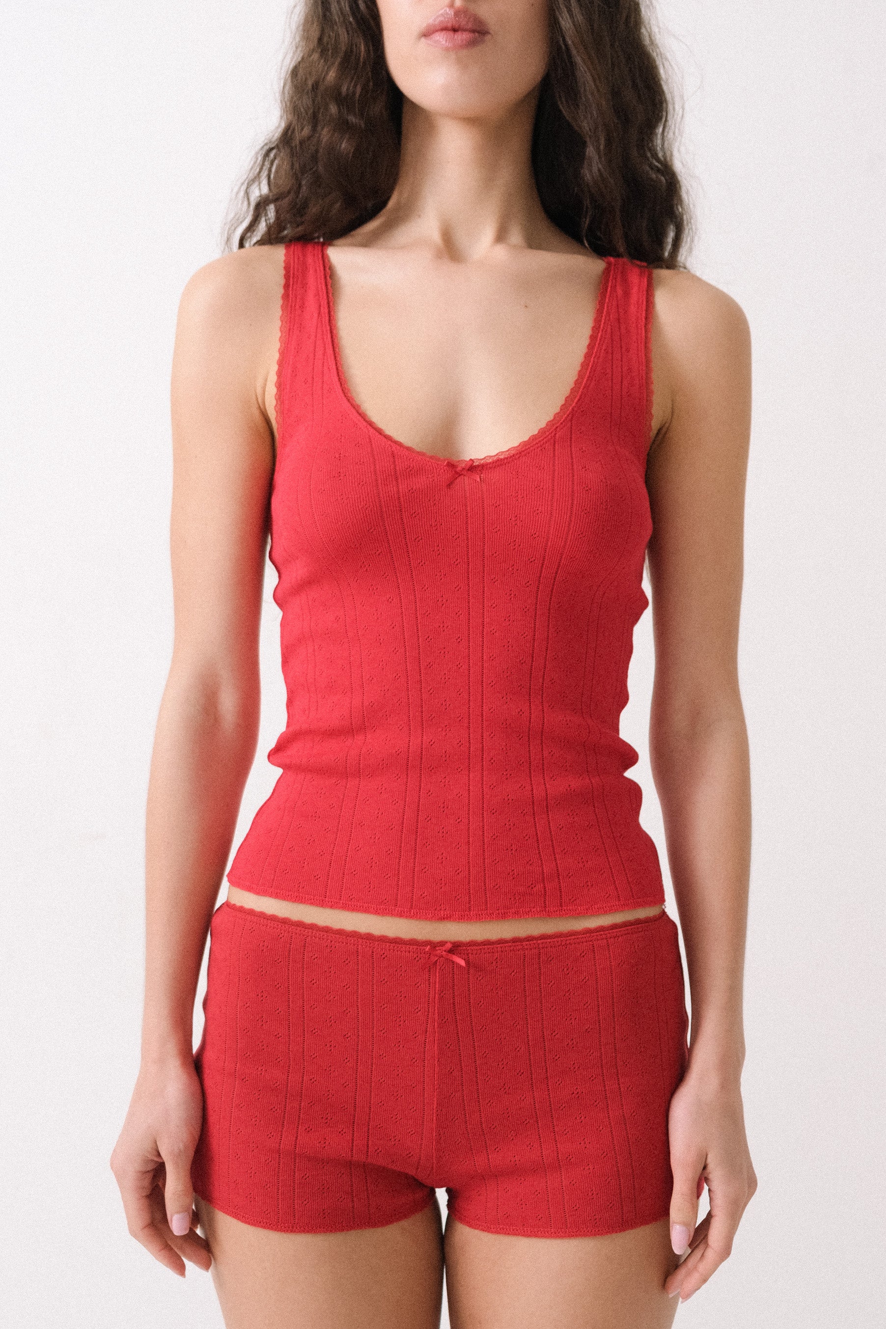 The Scoop Tank Cherry Red - Image 4
