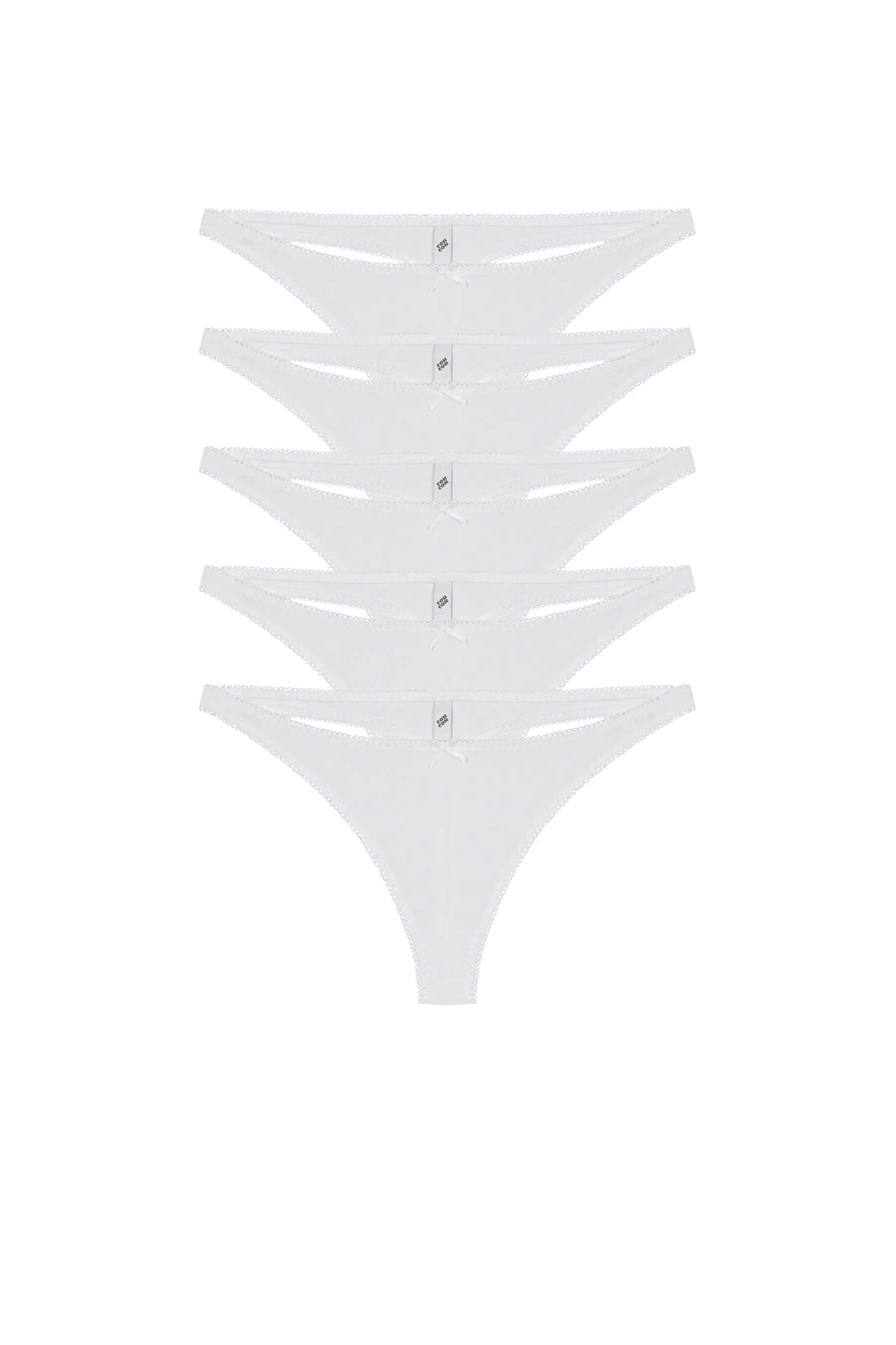 The Thong 5-Pack: Cotton Jersey - Image 9