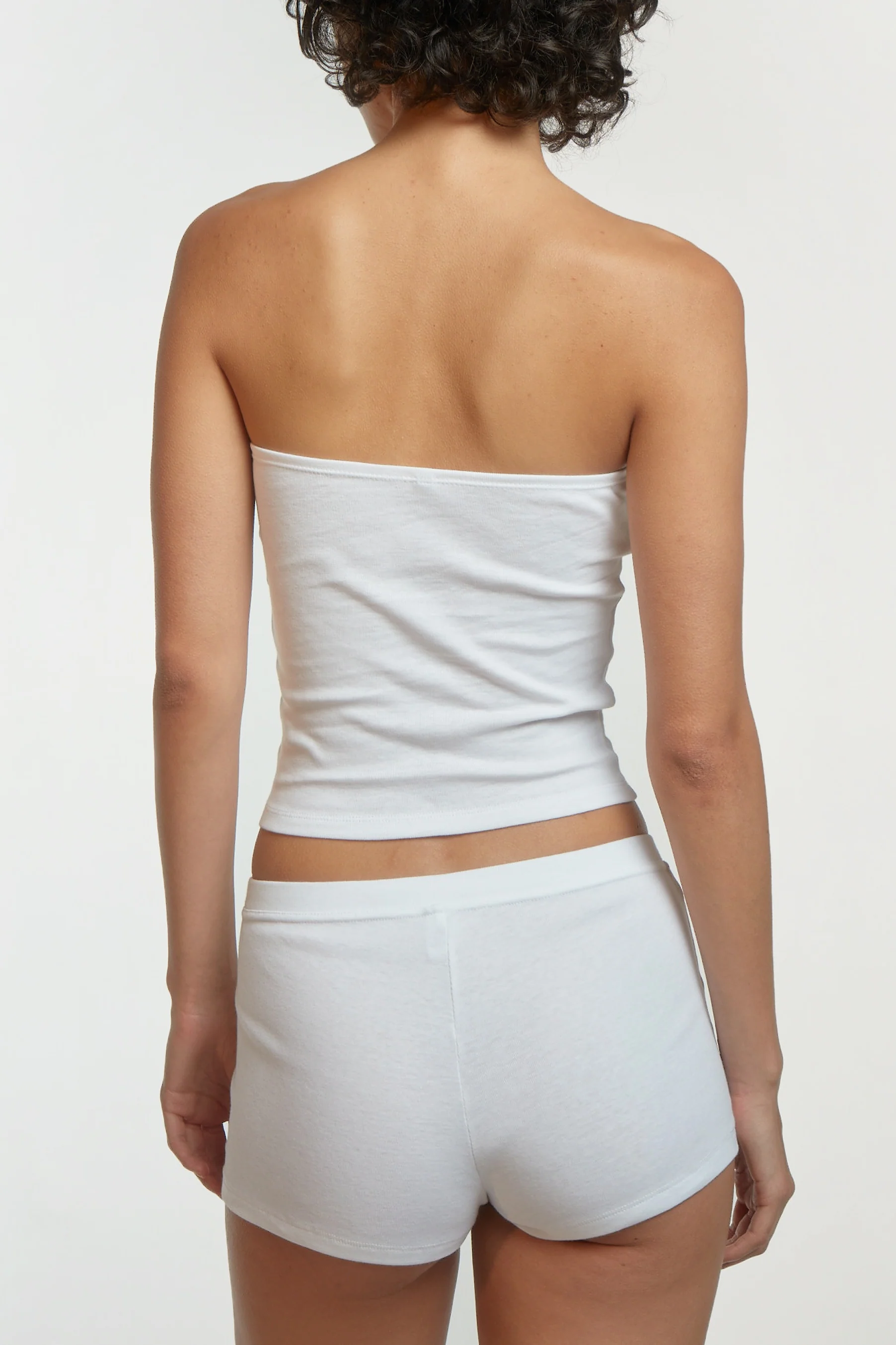 The Tube Top: Cotton Jersey White - Image 6